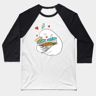 Doo Doo duck drink cute Baseball T-Shirt